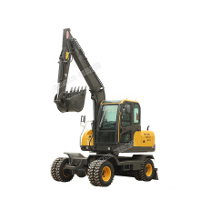 China Cheap 8ton mini Hydraulic Wheel excavator